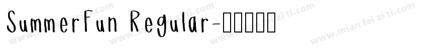 SummerFun Regular字体转换